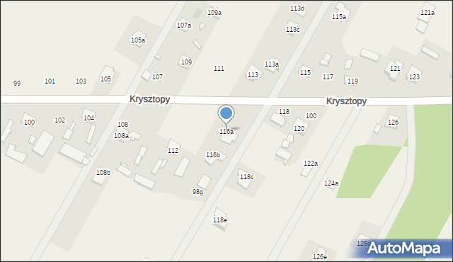 Nowe Grabie, Nowe Grabie, 98d, mapa Nowe Grabie