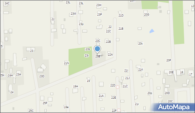 Nowe Grochale, Nowe Grochale, 23B, mapa Nowe Grochale