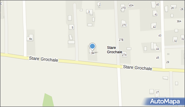 Nowe Grochale, Nowe Grochale, 3A, mapa Nowe Grochale