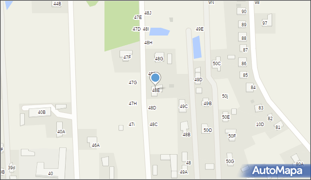 Nowe Grochale, Nowe Grochale, 48E, mapa Nowe Grochale