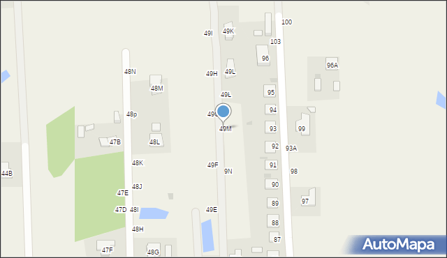 Nowe Grochale, Nowe Grochale, 49M, mapa Nowe Grochale