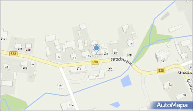 Nowe Grodziczno, Nowe Grodziczno, 11, mapa Nowe Grodziczno