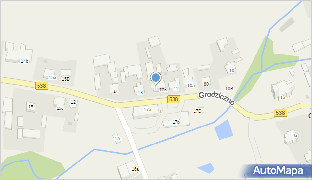 Nowe Grodziczno, Nowe Grodziczno, 12b, mapa Nowe Grodziczno