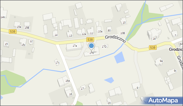 Nowe Grodziczno, Nowe Grodziczno, 17b, mapa Nowe Grodziczno