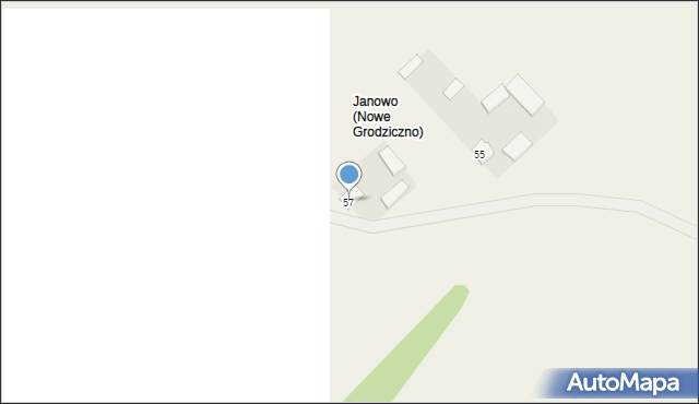 Nowe Grodziczno, Nowe Grodziczno, 57, mapa Nowe Grodziczno