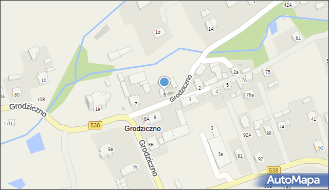 Nowe Grodziczno, Nowe Grodziczno, 6, mapa Nowe Grodziczno