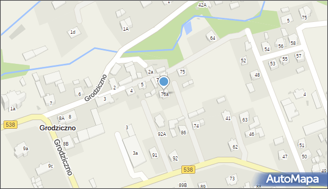 Nowe Grodziczno, Nowe Grodziczno, 76a, mapa Nowe Grodziczno