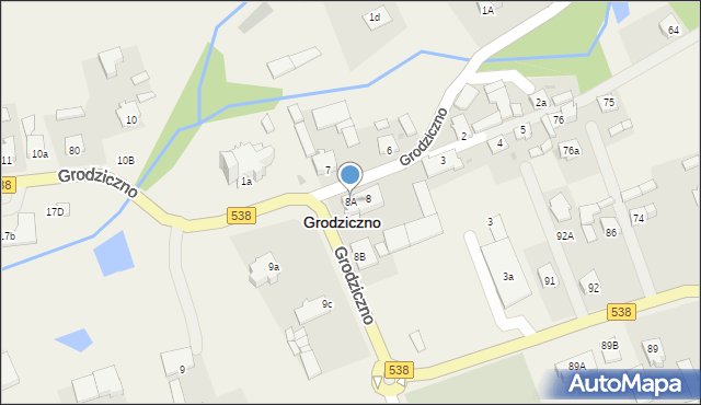 Nowe Grodziczno, Nowe Grodziczno, 8A, mapa Nowe Grodziczno