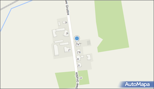 Nowe Grudze, Nowe Grudze, 27a, mapa Nowe Grudze