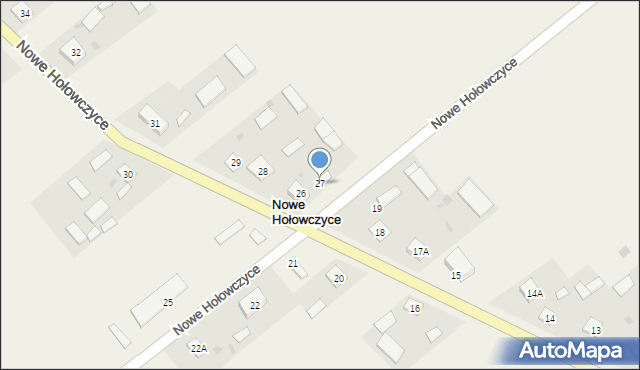 Nowe Hołowczyce, Nowe Hołowczyce, 27, mapa Nowe Hołowczyce