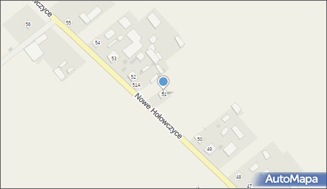 Nowe Hołowczyce, Nowe Hołowczyce, 51, mapa Nowe Hołowczyce