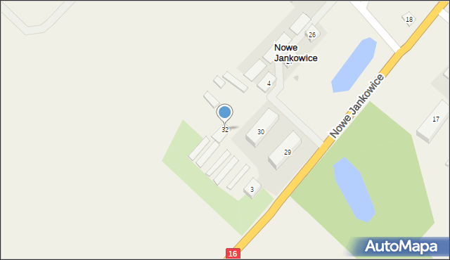 Nowe Jankowice, Nowe Jankowice, 32, mapa Nowe Jankowice