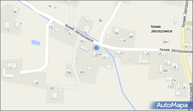 Nowe Jaroszowice, Nowe Jaroszowice, 11, mapa Nowe Jaroszowice