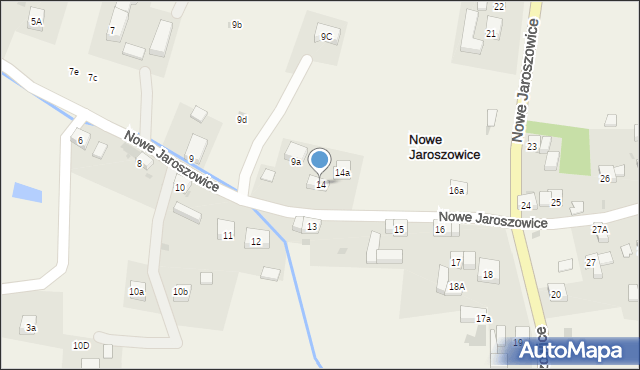 Nowe Jaroszowice, Nowe Jaroszowice, 14, mapa Nowe Jaroszowice