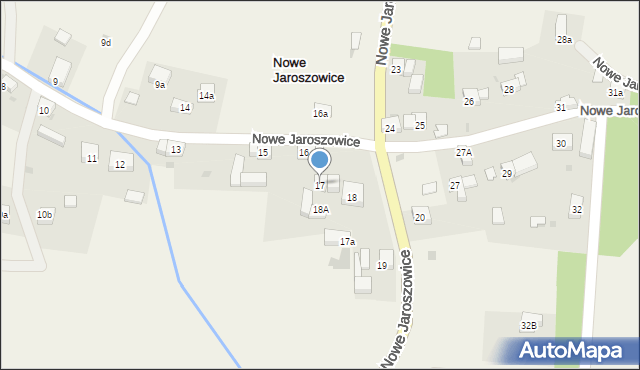 Nowe Jaroszowice, Nowe Jaroszowice, 17, mapa Nowe Jaroszowice