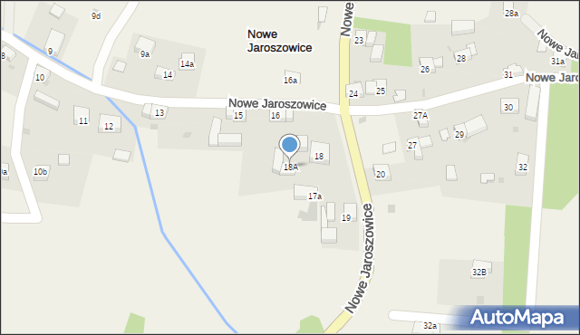 Nowe Jaroszowice, Nowe Jaroszowice, 18A, mapa Nowe Jaroszowice