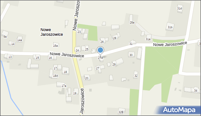 Nowe Jaroszowice, Nowe Jaroszowice, 27A, mapa Nowe Jaroszowice