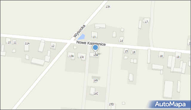 Nowe Kamienice, Nowe Kamienice, 13a, mapa Nowe Kamienice