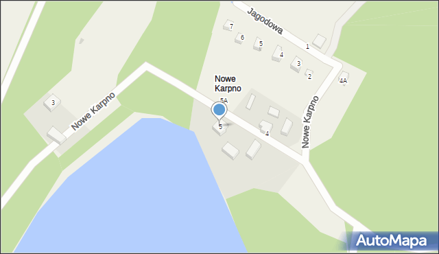 Nowe Karpno, Nowe Karpno, 5, mapa Nowe Karpno