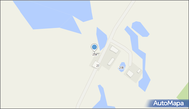 Nowe Kawkowo, Nowe Kawkowo, 20a, mapa Nowe Kawkowo