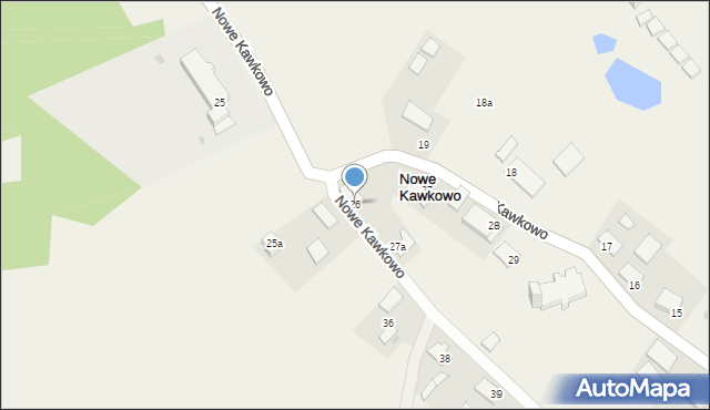 Nowe Kawkowo, Nowe Kawkowo, 26, mapa Nowe Kawkowo