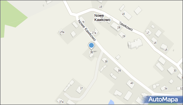 Nowe Kawkowo, Nowe Kawkowo, 36, mapa Nowe Kawkowo