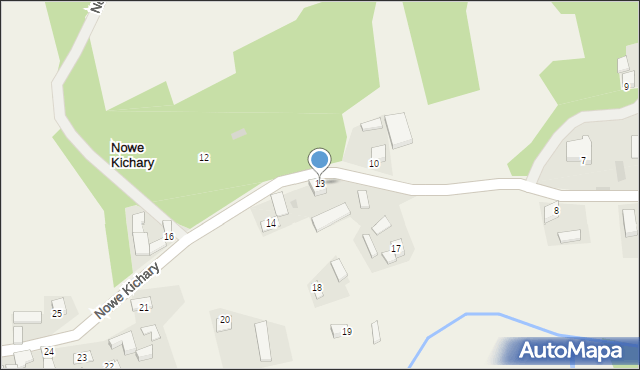 Nowe Kichary, Nowe Kichary, 13, mapa Nowe Kichary