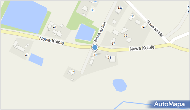 Nowe Kolnie, Nowe Kolnie, 39, mapa Nowe Kolnie