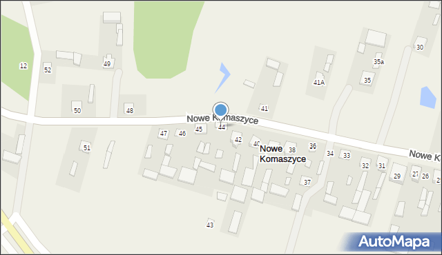 Nowe Komaszyce, Nowe Komaszyce, 44, mapa Nowe Komaszyce