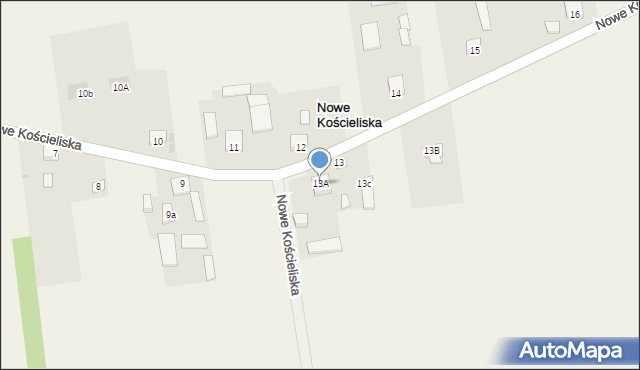 Nowe Kościeliska, Nowe Kościeliska, 13A, mapa Nowe Kościeliska