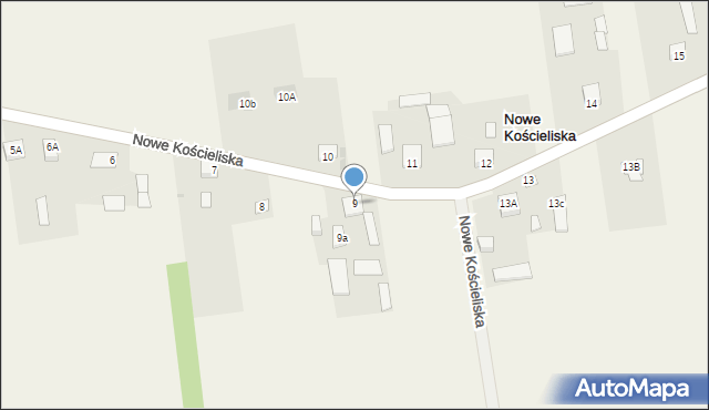 Nowe Kościeliska, Nowe Kościeliska, 9, mapa Nowe Kościeliska