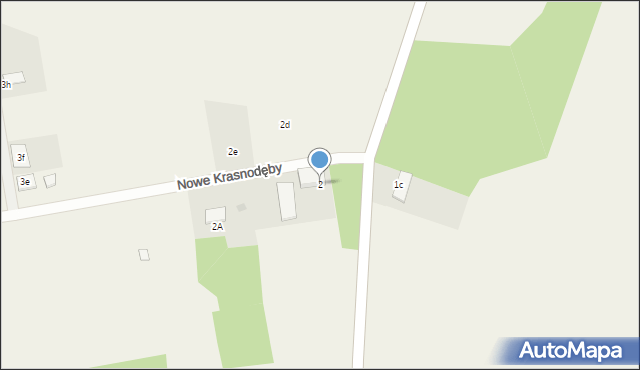 Nowe Krasnodęby, Nowe Krasnodęby, 2, mapa Nowe Krasnodęby