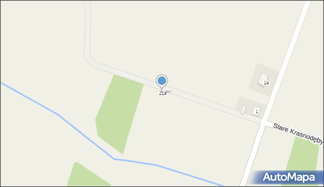 Nowe Krasnodęby, Nowe Krasnodęby, 21a, mapa Nowe Krasnodęby