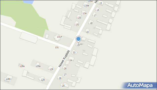 Nowe Kupiski, Nowe Kupiski, 22, mapa Nowe Kupiski