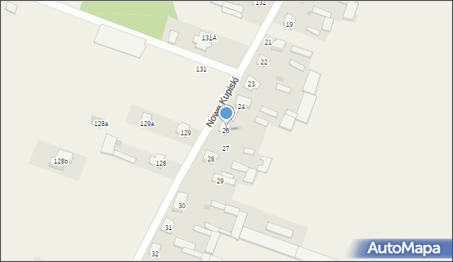 Nowe Kupiski, Nowe Kupiski, 26, mapa Nowe Kupiski