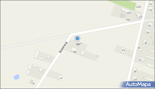 Nowe Kupiski, Nowe Kupiski, 98B, mapa Nowe Kupiski