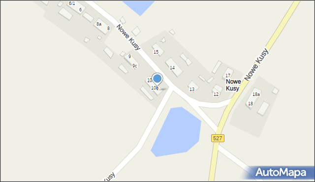 Nowe Kusy, Nowe Kusy, 10c, mapa Nowe Kusy