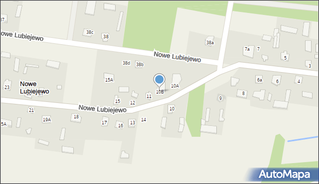 Nowe Lubiejewo, Nowe Lubiejewo, 10B, mapa Nowe Lubiejewo