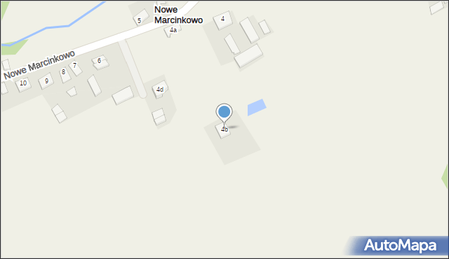Nowe Marcinkowo, Nowe Marcinkowo, 4b, mapa Nowe Marcinkowo