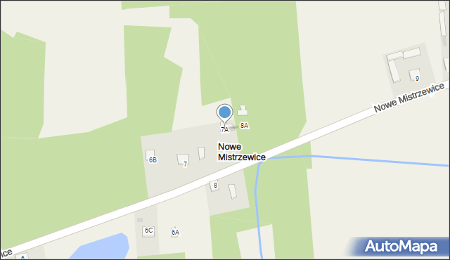 Nowe Mistrzewice, Nowe Mistrzewice, 7A, mapa Nowe Mistrzewice