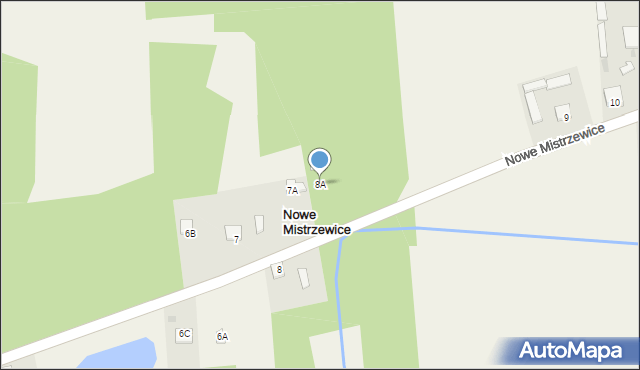 Nowe Mistrzewice, Nowe Mistrzewice, 8A, mapa Nowe Mistrzewice