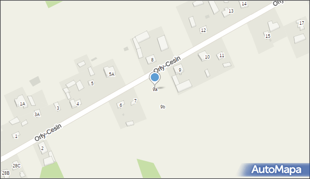 Nowe Mostki, Nowe Mostki, 9a, mapa Nowe Mostki