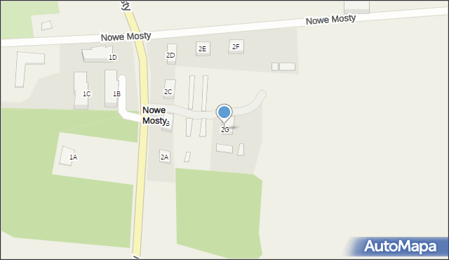 Nowe Mosty, Nowe Mosty, 2G, mapa Nowe Mosty