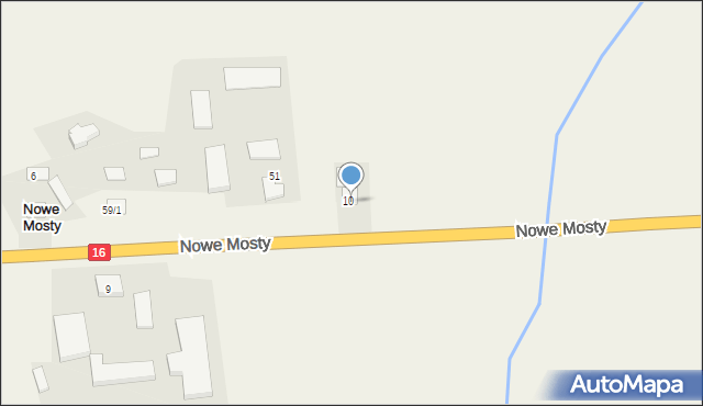 Nowe Mosty, Nowe Mosty, 11, mapa Nowe Mosty