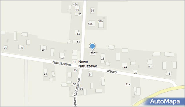 Nowe Naruszewo, Nowe Naruszewo, 51C, mapa Nowe Naruszewo