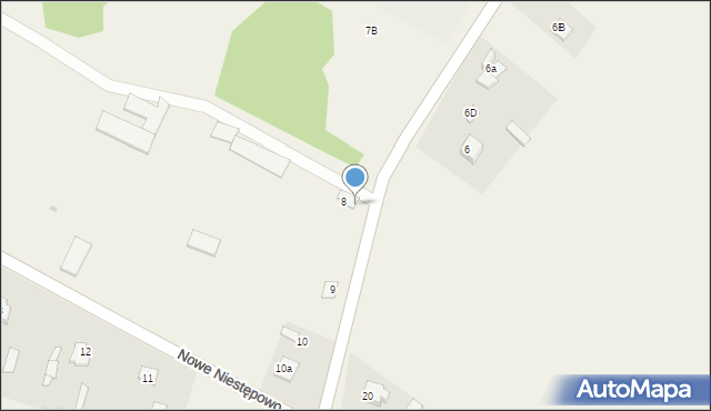 Nowe Niestępowo, Nowe Niestępowo, 9A, mapa Nowe Niestępowo