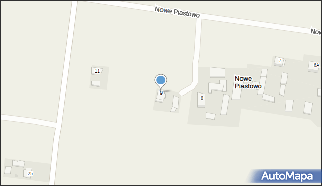 Nowe Piastowo, Nowe Piastowo, 9, mapa Nowe Piastowo