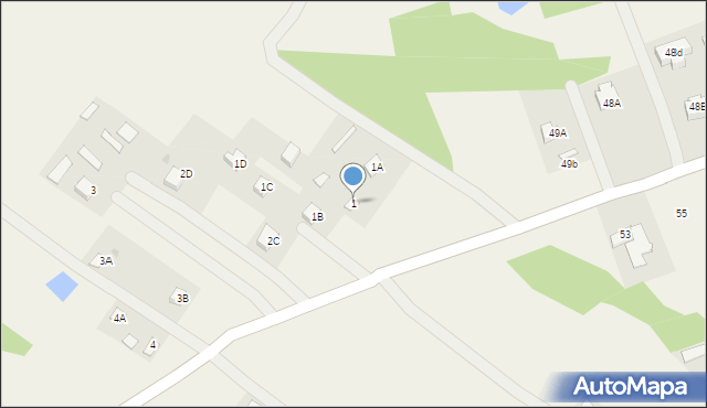Nowe Polesie, Nowe Polesie, 1, mapa Nowe Polesie