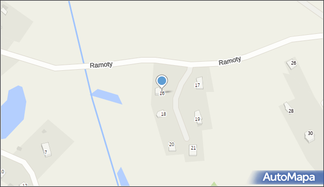 Nowe Ramoty, Nowe Ramoty, 16, mapa Nowe Ramoty