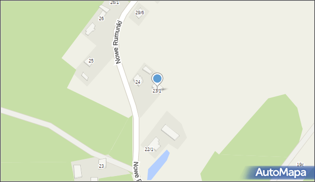 Nowe Rumunki, Nowe Rumunki, 23/1, mapa Nowe Rumunki